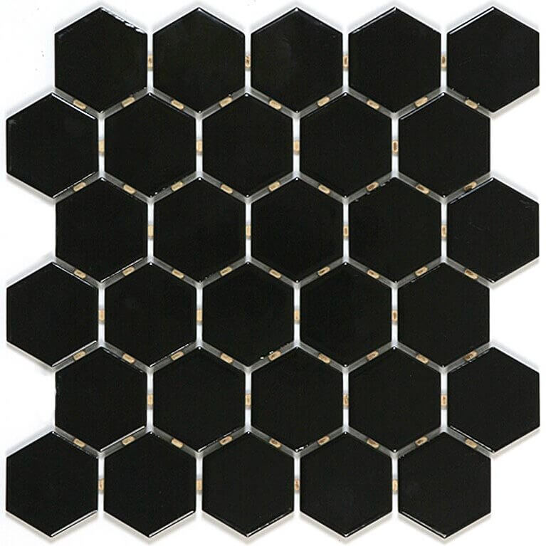 Ontario 2" Hexagon Black - image 1