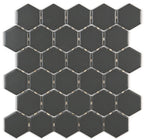 Ontario 2" Hexagon Dark Grey