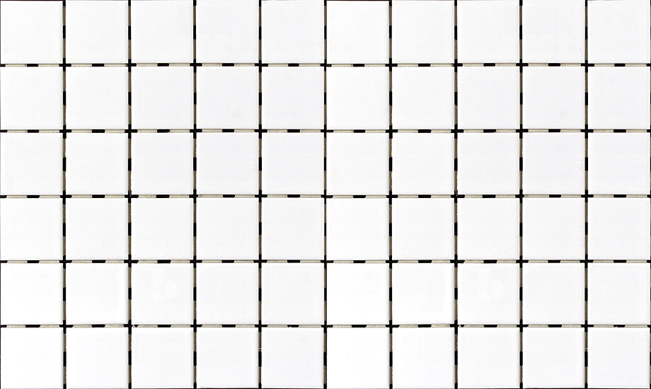 Ontario Snow White 2"x2" Porcelain Mosaic - image 1
