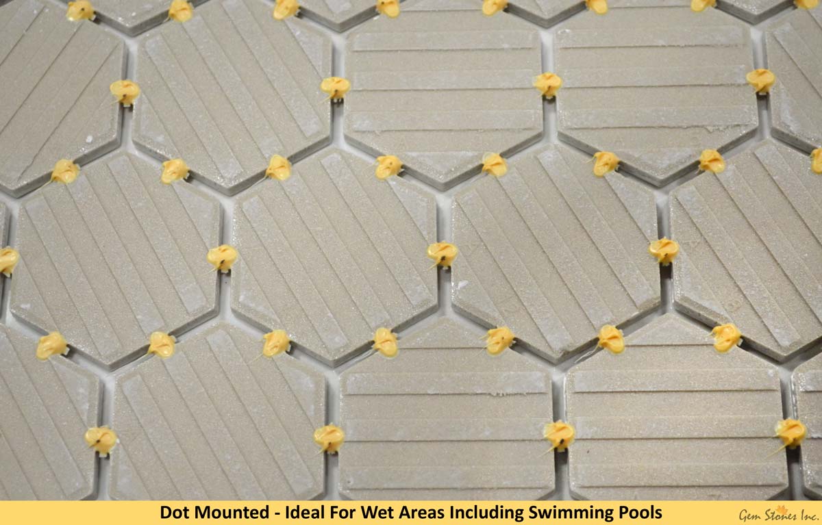 Ontario Tender Grey 2"x2" Porcelain Mosaic - image 2