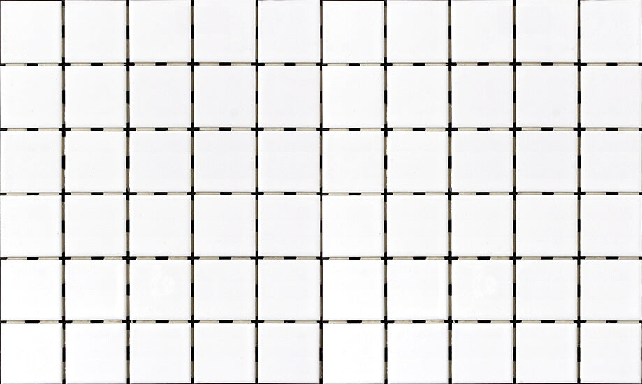 Ontario Snow White 2"x2" Porcelain Mosaic - image 2
