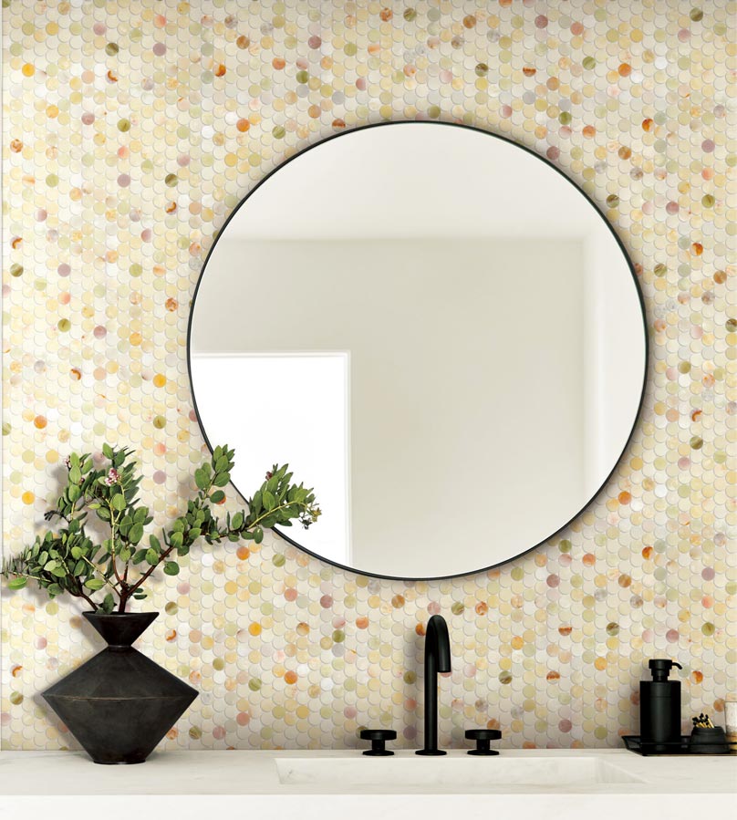 Orchid Onyx 1.25" Penny Round Polished Mosaic - image 4