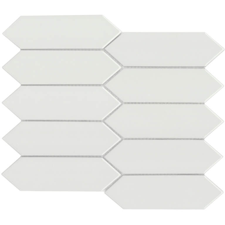 Beige Picket Porcelain Mosaic - image 1