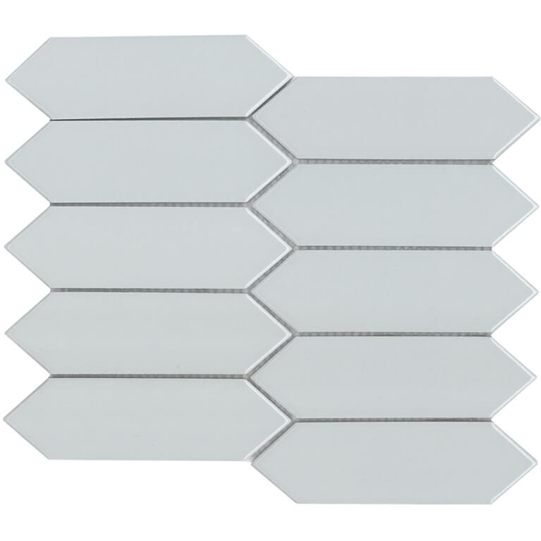 Light Grey Picket Porcelain Mosaic - image 1