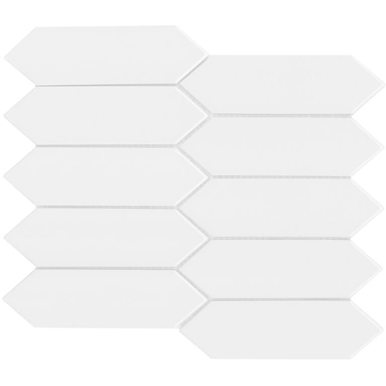 White Picket Porcelain Mosaic - image 1