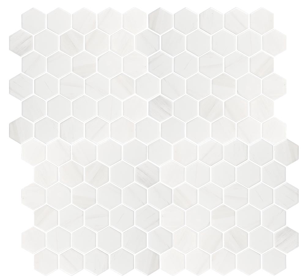 Dolomite 2" Hexagon Matte Porcelain Mosaic - image 2