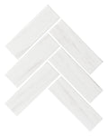 Dolomite 2"x6" Herringbone Matte Porcelain Mosaic - image 1