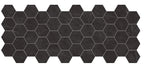 Porcelain-K Carbone 4" Hexagon Matte Porcelain Mosaic - image 2