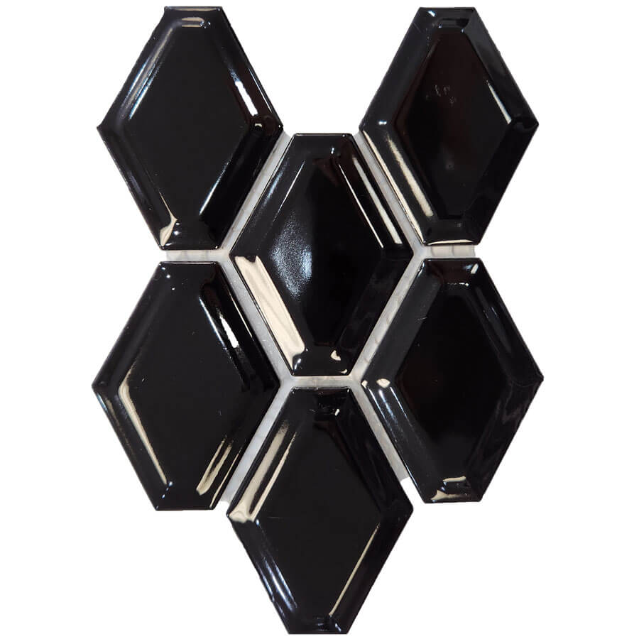 Queen Black Porcelain Mosaic - image 1