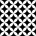 Retromix Circle BWNS 6"x6" Matte Porcelain Tile - image 1