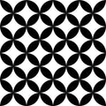 Retromix Circle BWPS 6"x6" Matte Porcelain Tile - image 1