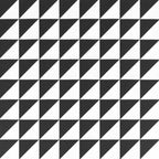 Retromix Triangle BWM 6"x6" Matte Porcelain Tile - image 2