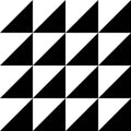 Retromix Triangle BWS 6"x6" Matte Porcelain Tile - image 1