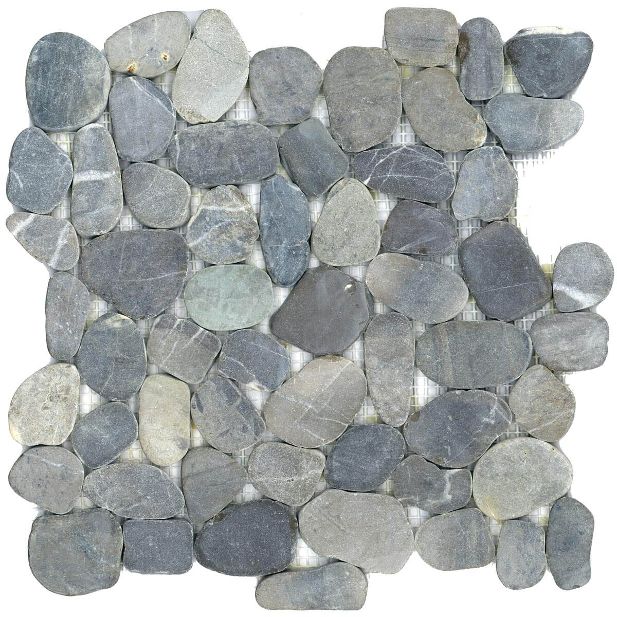 Riverstone Grey Honed Pebble Mosaic - image 1