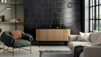 Saturn Nero Magma 2.5"x9.5" Glossy Porcelain Tile - image 5