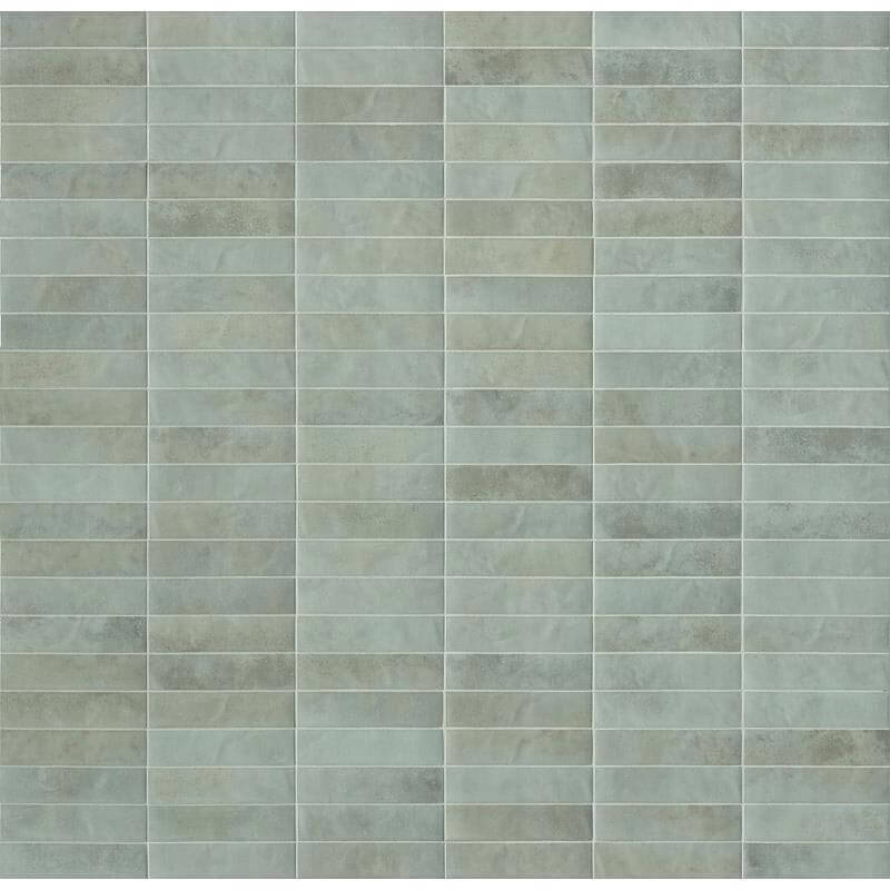 Saturn Verde Perla 2.5"x9.5" Glossy Porcelain Tile - image 1