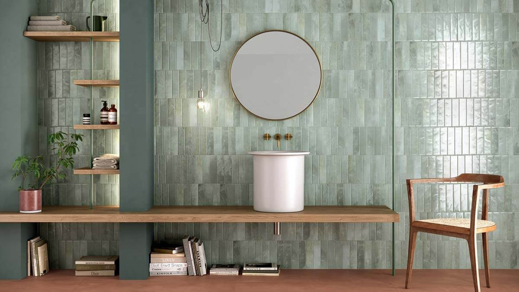 Saturn Verde Perla 2.5"x9.5" Glossy Porcelain Tile - image 3