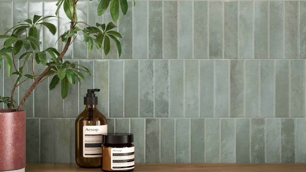 Saturn Verde Perla 2.5"x9.5" Glossy Porcelain Tile - image 2