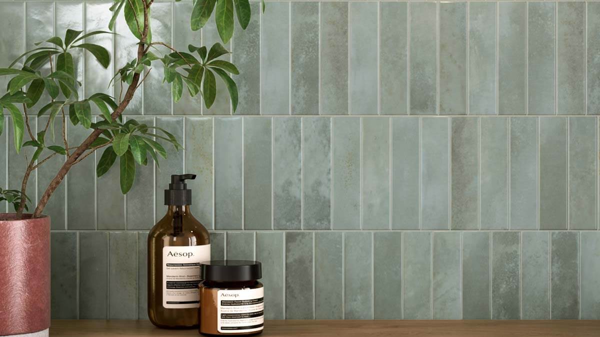 Saturn Verde Perla 2.5"x9.5" Glossy Porcelain Tile - image 2
