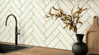 Saturn Bianco Sale 2.5"x9.5" Glossy Porcelain Tile - image 5