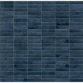 Saturn Blue Galassia 2.5"x9.5" Glossy Porcelain Tile - image 1