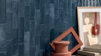 Saturn Blue Galassia 2.5"x9.5" Glossy Porcelain Tile - image 4