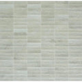Saturn Grigio Luna 2.5"x9.5" Glossy Porcelain Tile - image 1