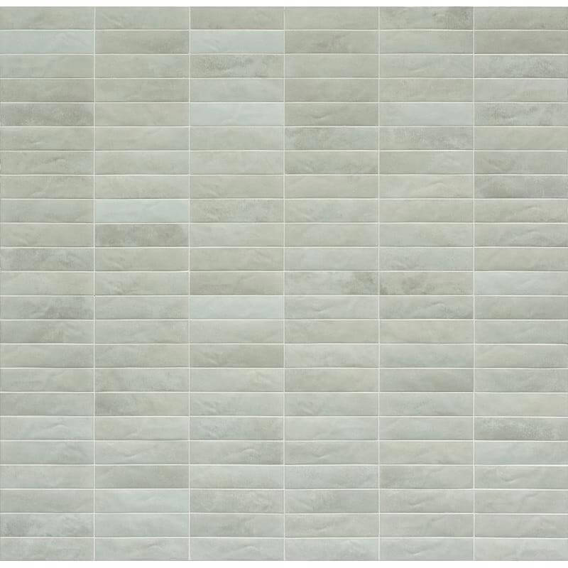 Saturn Grigio Luna 2.5"x9.5" Glossy Porcelain Tile - image 1