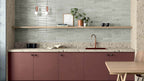 Saturn Grigio Luna 2.5"x9.5" Glossy Porcelain Tile - image 4