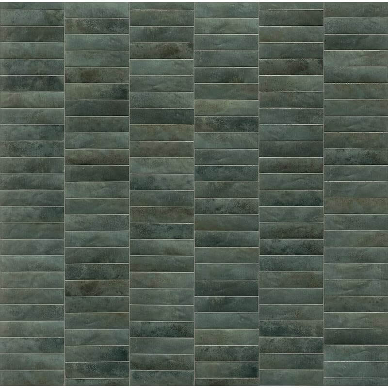 Saturn Verde Malva 2.5"x9.5" Glossy Porcelain Tile - image 1