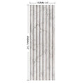 Mars-Panel 6"x18" Outward Spun Pearl Honed Marble Tile - image 1