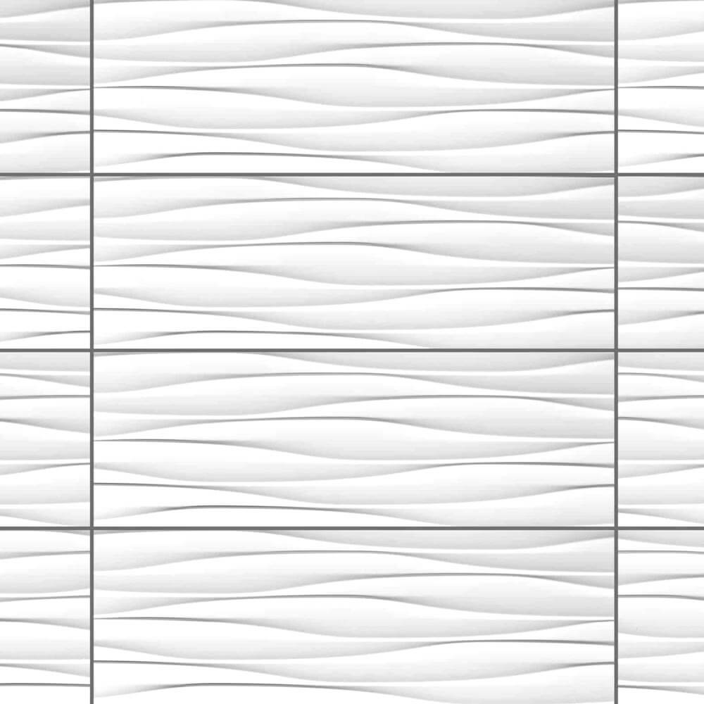 Superwhite Wind Ceramic Wall Tile - image 1
