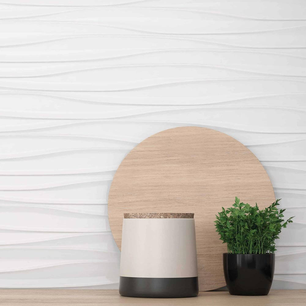 Superwhite Wind Ceramic Wall Tile - image 3