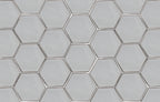 Swiss Platinum 3" Glass Hexagon Mosaic - image 1