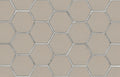 Swiss Taupe 3" Glass Hexagon Mosaic - image 1