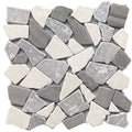 Taupe Tumbled Honed Pebble Mosaic - image 1