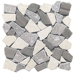 Taupe Tumbled Honed Pebble Mosaic - image 1