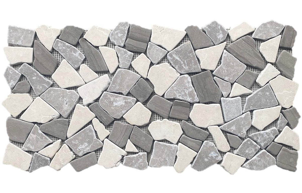 Taupe Tumbled Honed Pebble Mosaic - image 3