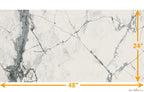 The Room Invisible White 24"x48" Polished Porcelain Tile - image 2