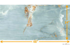 The Room Onyx Aqua Blue 24"x48" Polished Porcelain Tile - image 2