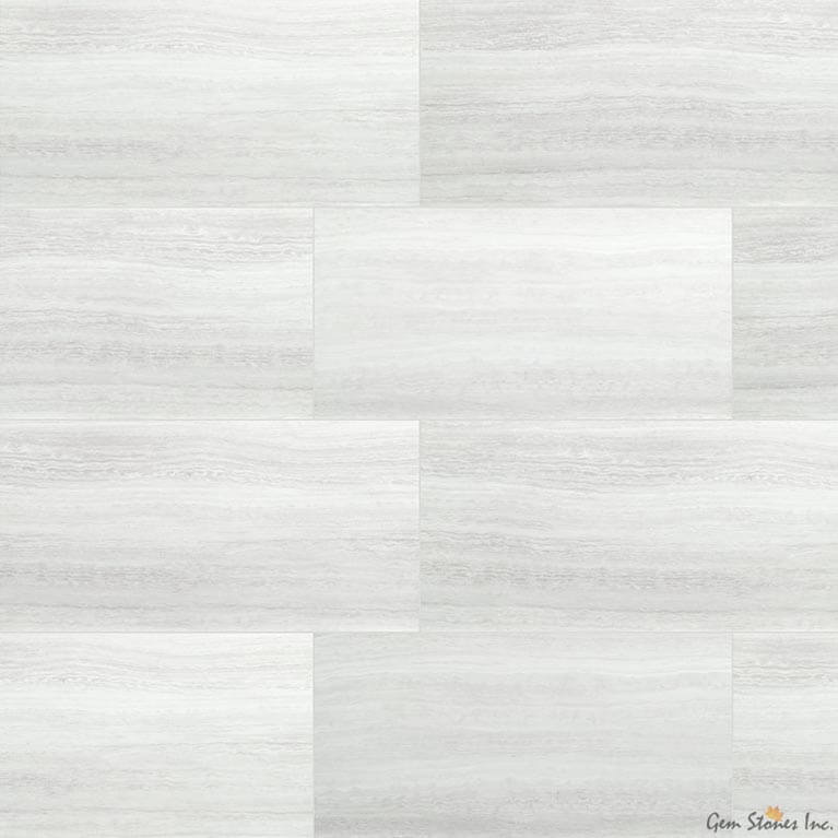 Trecento White Ocean Vinyl Tile - image 1