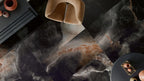 Unica Deep Dark Polished Porcelain Tile - image 3