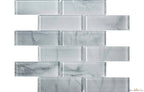 Uno Mont Blanc Glass 2"x6" Glossy Mosaic - image 2