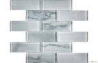 Uno Mont Blanc Glass 2"x6" Glossy Mosaic - image 1