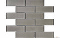 Uno Turbine Grey Glass 2"x6" Glossy Mosaic - image 1