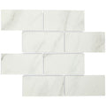 Upcycle Blanco 3"x6" Brick Recycled Glass Matte Mosaic - image 1
