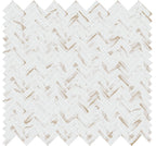 Upcycle Driftwood 1"x4" Herringbone Recycled Glass Matte Mosaic - image 4