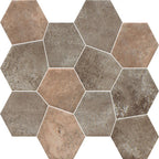 Upcycle Safari Almond Recycled Glass Matte Mosaic - image 2