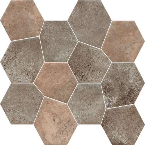 Upcycle Safari Almond Recycled Glass Matte Mosaic - image 2