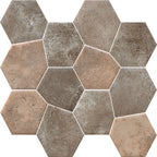 Upcycle Safari Almond Recycled Glass Matte Mosaic - image 3